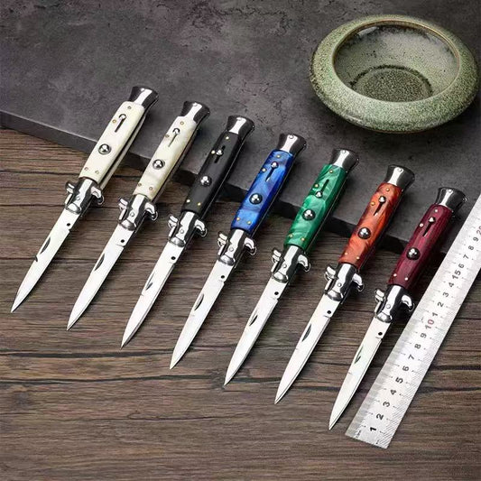 Pure Handmade Old School Italian Stiletto Pocket Knife