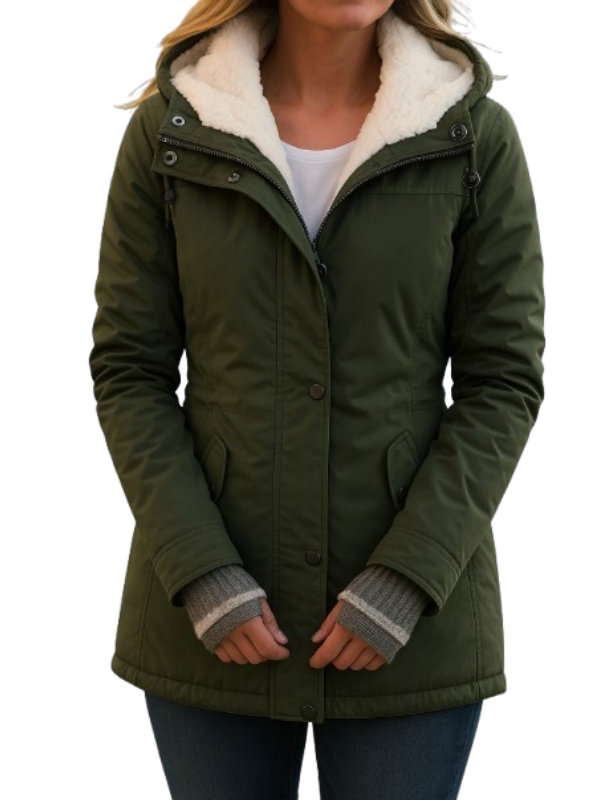 Women's Waterproof Windproof Hooded Fleece Lining Jacket🔥70% off last day🔥