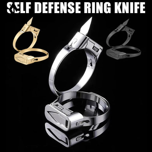 Metal Self Defense Ring Knife-GS138